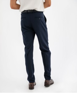 Pantalon de costume en viscose texturée homme